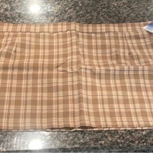 NWT Brown/Beige Plaid Abound Mini Skirt, size 4X